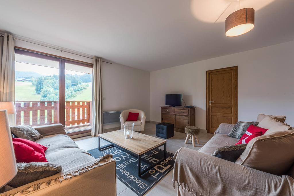 Les Terrasses De Perrieres Apartment Les Gets Bagian luar foto